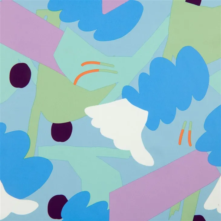 Matte Polyester-spandex Double-sided Fabric With Flower Print